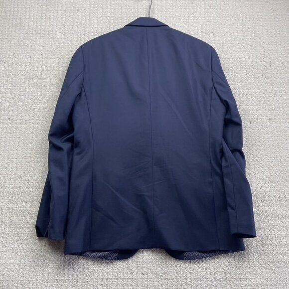 Ted Baker Navy Blue 100% Wool Joey CT Sport Coat Jacket Blazer Men's 40S - Picture 16 of 16